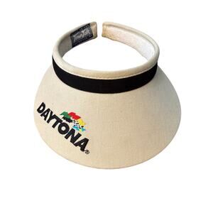 Vintage 90s Daytona Nascar Visor racing made in USA Louisville KY town talk